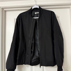 Women Black Bomber Jacket